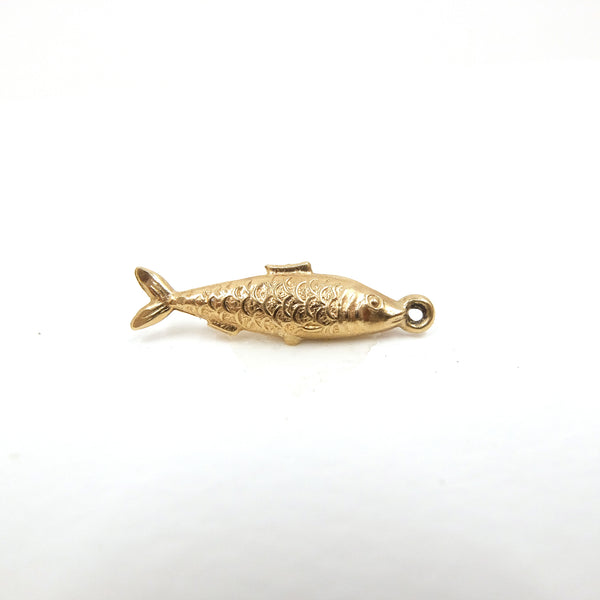 Vintage 9ct Gold Fish Charm (Pisces)