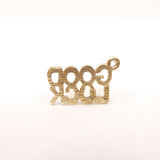 Vintage 9ct Gold Good Luck Charm