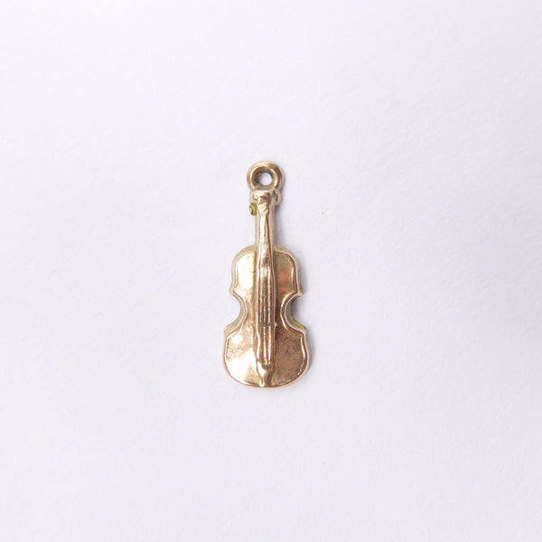 Vintage 9ct Gold Violin Charm