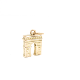 Vintage 9ct Gold French Arc De Triomphe Charm (Paris)