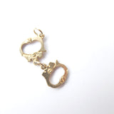 Vintage 9ct Gold Handcuffs Charm