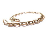 Vintage 9ct Gold Circle Link Bracelet Chain