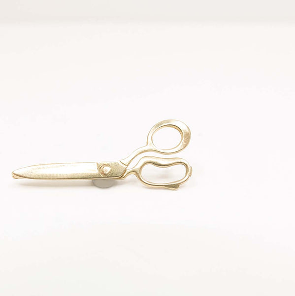 Vintage 9ct Gold Moving Scissors Charm