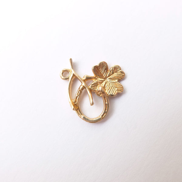 Vintage 9ct Gold Lucky Trio Charm