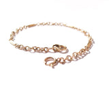 Vintage 9ct Gold Fine Link Bracelet Chain