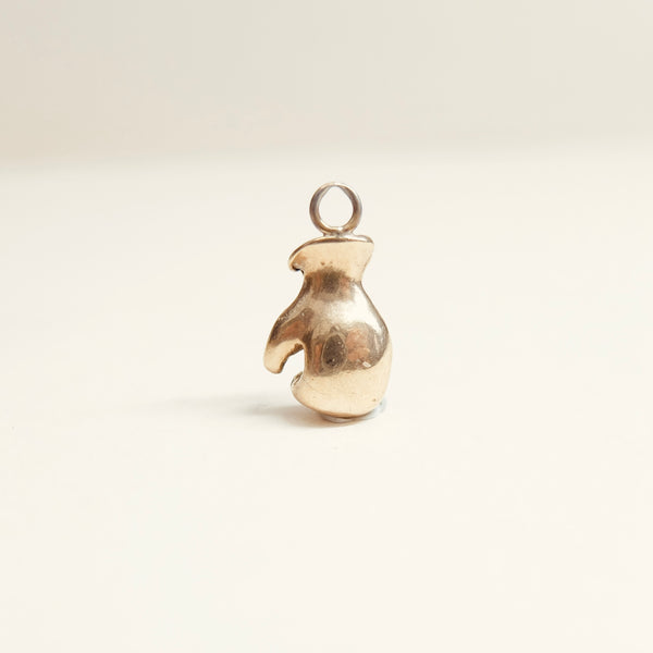 9ct Gold vintage boxing glove charm 