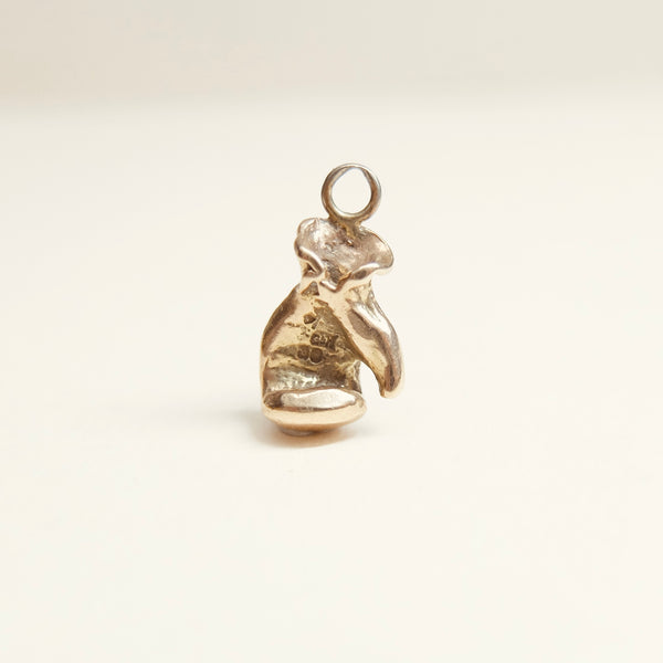 9ct Gold vintage boxing glove charm 2