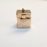 9ct Gold vintage opening first aid box charm