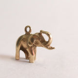 Vintage 9ct Gold Charm - Gold Elephant Charm - for charm bracelets