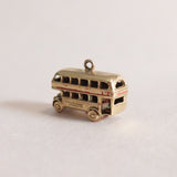 Vintage 9ct Gold London Bus Charm Pendent