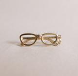 vintage 9ct gold glasses charm