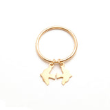 alice eden Jewellery jewelry gold bird charm stacking pinkie ring