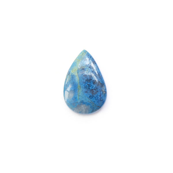 Chrysocolla Blue Teardrop Gemstone for Bespoke Ring 'COMMUNICATION'