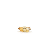 9ct Gold Citrine Gemstone Single Stud Earring - 'Joy'