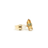 9ct Gold Citrine Gemstone Single Stud Earring - 'Joy'