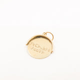 Vintage 9ct Gold Spinning Happy Birthday Charm