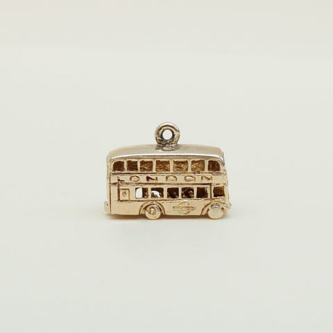 Vintage 9ct Gold London Bus Char Opening