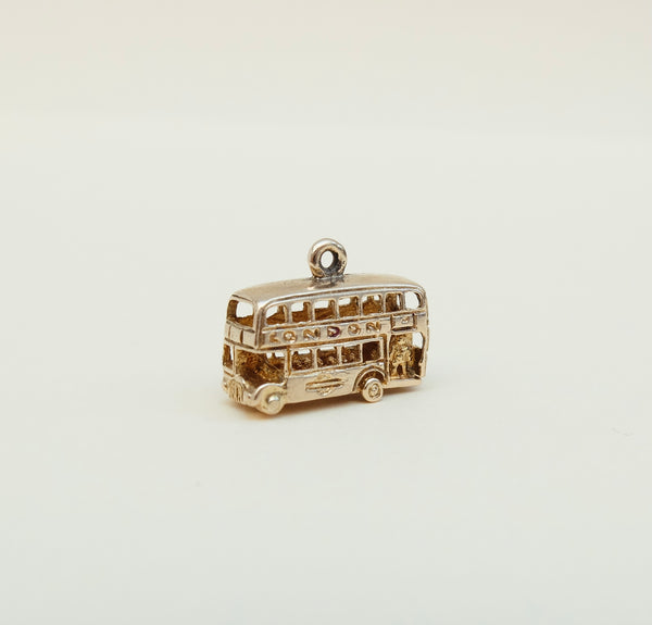 Vintage 9ct Gold London Bus Char Opening