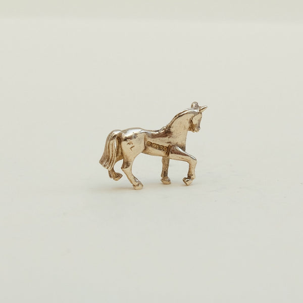 Vintage 9ct Gold Race Horse (Pony) Charm