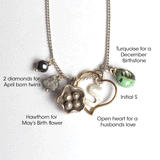 Personalised Bespoke Family Charm Necklace
