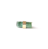 9ct Gold Green Tourmaline Gemstone Single Stud Earring 'Happiness'