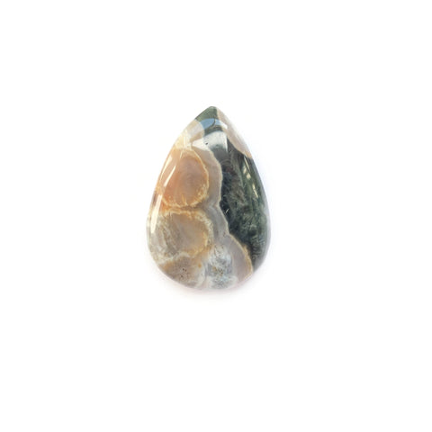 Ocean Jasper Pear Gemstone for Bespoke Ring 'MINDFULNESS'
