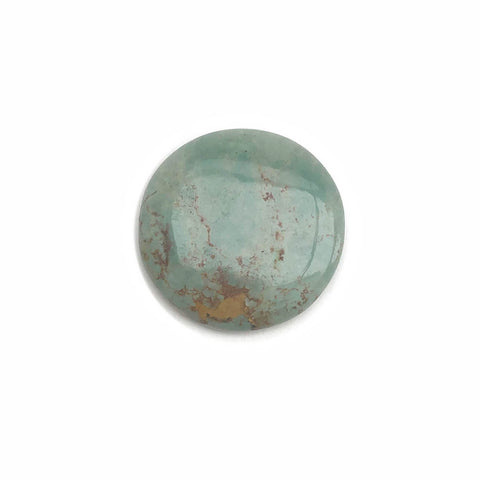 Tibetan Turquoise Round Green Gemstone for Bespoke Ring 'HEALING'