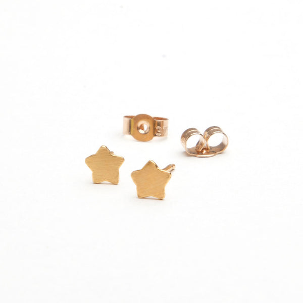 alice eden jewellery jewelry gold star charm stud earrings