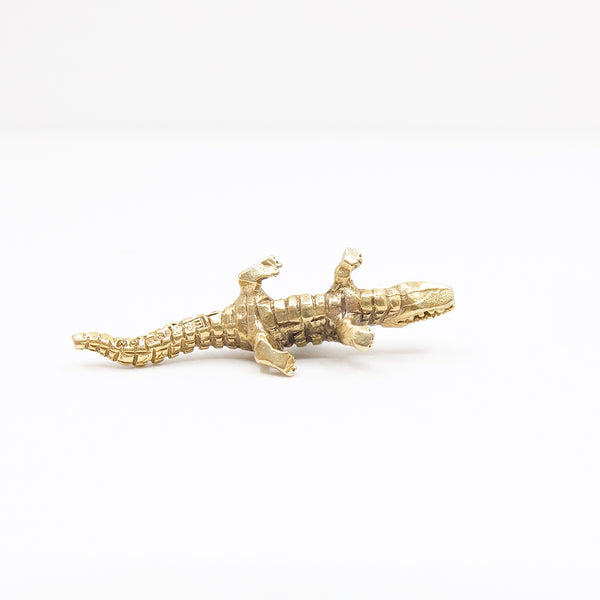 Vintage 9ct Gold Crocodile Charm
