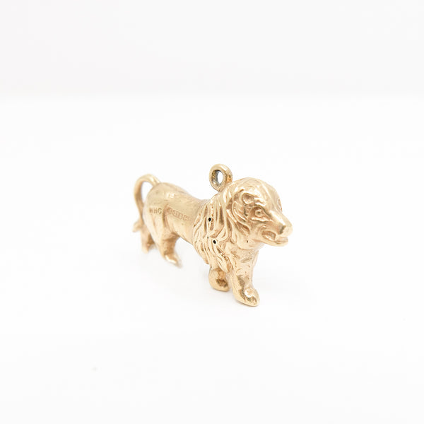 Vintage 9ct Gold Lion (Leo) Charm
