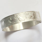 alice eden vintage silver christening bangle bracelet keepsake child baby baptism