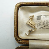 Vintage 9ct Gold Opening Church Charm