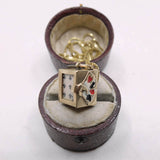 Vintage 9ct Gold Opening Deck of Cards Charm