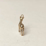 Vintage 9ct Gold Charm - Reindeer Stag Charm - vintage charms