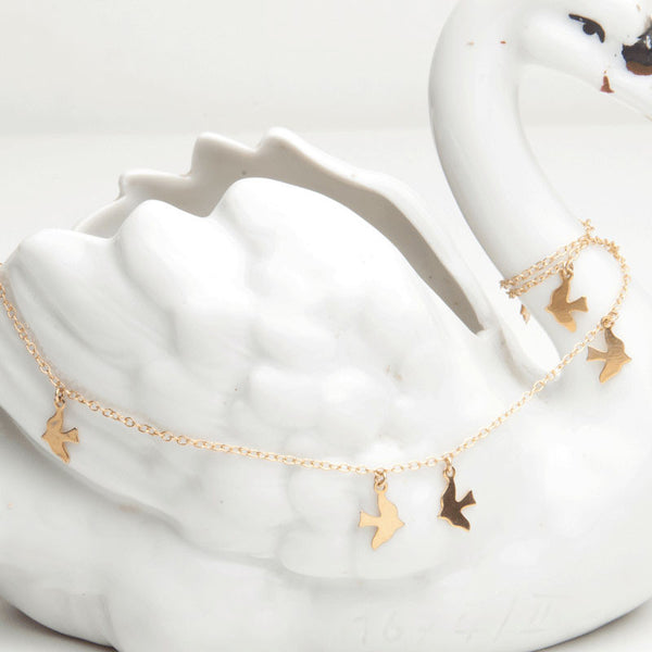 alice eden jewellery jewelry tiny gold bird charm necklace