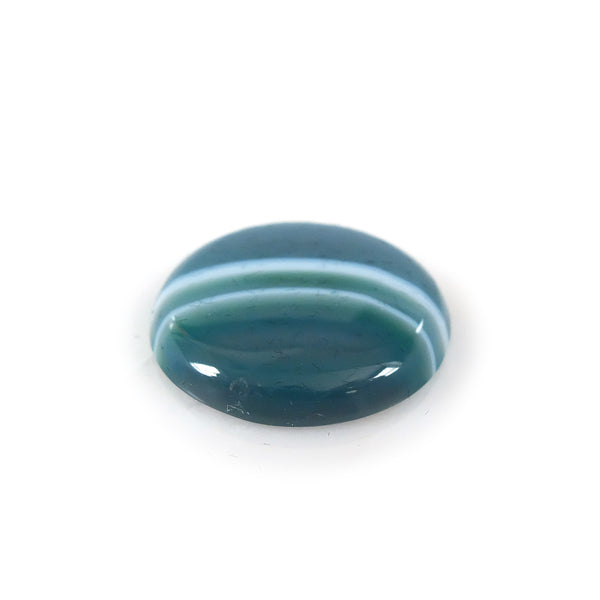Banded Agate Round Green Gemstone for Bespoke Ring 'CONFIDENCE'