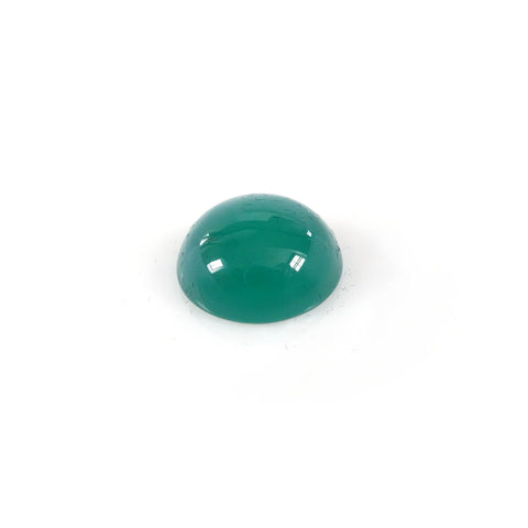 Green Jade Round Gemstone Cabochon for Bespoke Ring 'ABUNDANCE'
