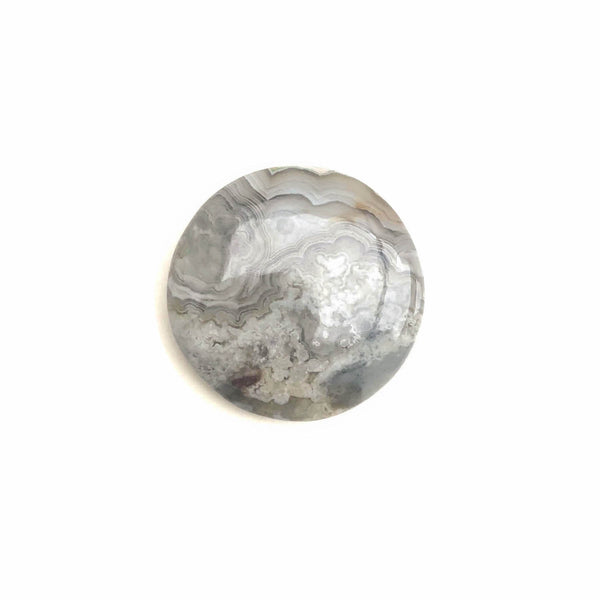 Mexican Lace Agate Round Gemstone for Bespoke Ring 'JOYFUL'