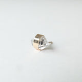 9ct Gold Herkimer Diamond Gemstone Single Stud Earring - 'Clarity'