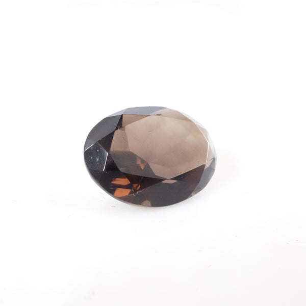 Smoky Quartz Faceted Oval Gemstone  for Bespoke Ring 'CLEANSING'