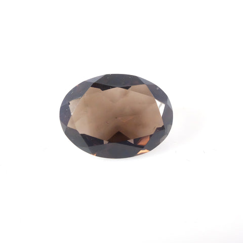 Smoky Quartz Faceted Oval Gemstone  for Bespoke Ring 'CLEANSING'