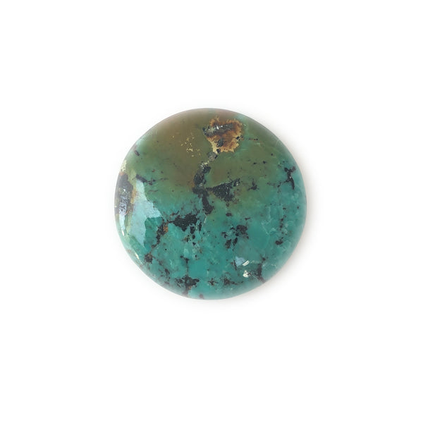 Tibetan Turquoise Round Gemstone for Bespoke Ring 'HEALING'