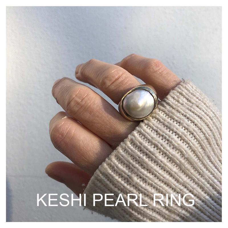 KESHI PEARL RING